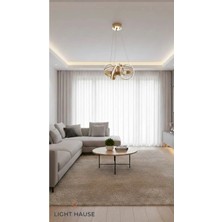 Light House 5 Li Sarmal Ledli Salon Avizesi