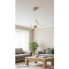 Light House Tek Toplu Sarmal Oturma Odası Avize