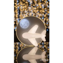 Light House Uçak Modelli Plafonyer LED Avize