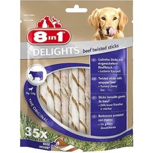 İsmiyle Al 8in1 Delights Biftekli Köpek Ödül Çubuğu 1 Adet 35X190 gr