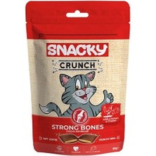 İsmiyle Al Snacky Crunch Strong Tavuklu ve Peynirli Kemik Sağlığı Için Kedi Ödülü 1 Adet 60 gr