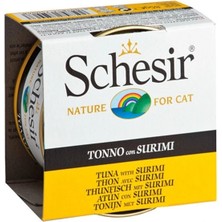 İsmiyle Al Schesir Ton Balık ve Surimi Jöleli Konserve Kedi Maması 1 Adet 85 gr