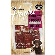 İsmiyle Al Flamingo Hapki Rolls Ördekli ve Pirinçli Köpek Ödül Maması 1 Adet 85 gr