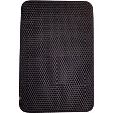 İsmiyle Al Cattie Altıgen Model Kum Toplayıcı Fonksiyonel Kedi Paspası Large Siyah 50X75 cm