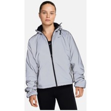 Nike Run Division Therma-Fit Reflective Running Full-Zip Kadın Gri Reflektörlü Spor Ceket / FV6420-011