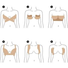 İsmiyle Al Göğüs Dikleştirme Bandı S Beden 2.5 Cm.