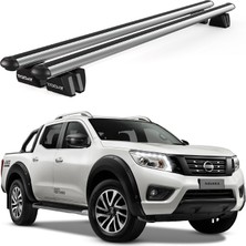 Today Auto Pençe Nissan Navara Ara Atkı (2016 ve Sonrası) Uyumlu Gri Ara Atkı Port Bagaj Tavan Barı