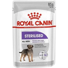 İsmiyle Al Royal Canin Sterilised Pouch Konserve Köpek Maması 1 Adet 85 gr