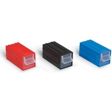 Subutu Portbag PÇ010 Çekmece Mavi-Kırmızı