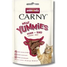 İsmiyle Al Animonda Carny Meat Tavuk ve Sığır Etli Yetişkin Kedi Ödül Maması 1 Adet 50 gr
