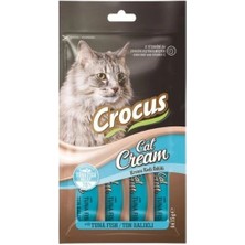 İsmiyle Al Crocus Ton Balıklı Sıvı Kedi Ödül Maması 1 Adet 4X15 gr