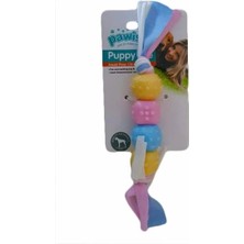 İsmiyle Al Pawise Puppy Life Diş Çıkarma Oyuncağı Ipli Top Köpek Oyuncağı