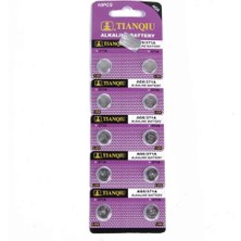 İsmiyle Al Tıanqıu Ag6 LR920/371 Alkalin 10'lu Düğme Pil