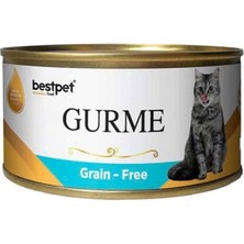 İsmiyle Al Bestpet Gurme Jöleli Tuna Balıklı Yetişkin Konserve Kedi Maması 1 Adet 100 gr