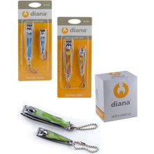 İsmiyle Al Diana 2 Li Renkli Vakumlu Tırnak Makası