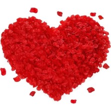 İsmiyle Al Kırmızı Renk Gül Yaprağı Şekilli Konfeti – 10 Paket 1000 Adet