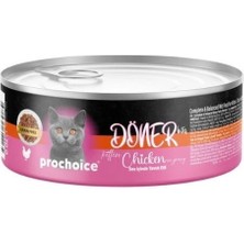 İsmiyle Al Prochoice Döner Bites Sos Içinde Tavuklu Yavru Konserve Kedi Maması 70 gr 1 Adet