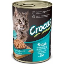 İsmiyle Al Crocus Balıklı Yetişkin Kedi Yaş Maması 1 Adet 400 gr