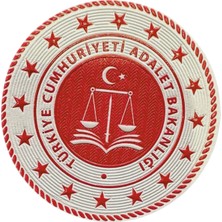 Çukurova Ütü Adalet Bakanlığı 3D Plastik Tpu Beyaz Patch 7 cm