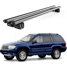 Today Auto Pençe Jeep Grand Cherokee Ara Atkı (1999-2005) Uyumlu Gri Ara Atkı Port Bagaj Tavan Barı