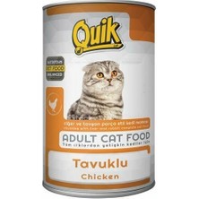 İsmiyle Al Quik Tavuklu Kedi Konserve Kedi Maması 1 Adet 415 gr