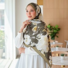 Revam Collection Desenli Pamuk Soft Şal Mena Serisi Yeşil