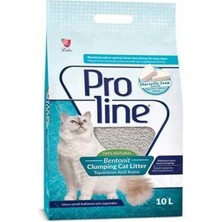 İsmiyle Al Proline Marsilya Sabun Kokulu Topaklanan Bentonit Kedi Kumu 1 Adet 10 Lt