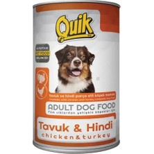 İsmiyle Al Quik Tavuk ve Hindili Yetişkin Konserve Köpek Maması 1 Adet 415 gr