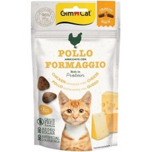 İsmiyle Al Gimcat Crunchy Snacks Tavuklu ve Peynirli Tahılsız Kedi Ödül Maması 1 Adet 50 gr
