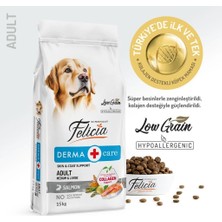 İsmiyle Al Felicia Düşük Tahıllı Hipoalerjenik Somonlu Orta ve Büyük Irk Yetişkin Köpek Maması 15 kg