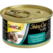 İsmiyle Al Gimcat Shinycat Tavuklu Karidesli Konserve Kedi Maması 1 Adet 70 gr