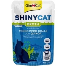 İsmiyle Al Gimcat Shinycat Sos Içinde Ton Balıklı ve Kinoalı Pouch Yetişkin Konserve Kedi Maması 1 Adet