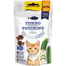 İsmiyle Al Gimcat Crunchy Snacks Ton Balıklı ve Kabaklı Tahılsız Kedi Ödül Maması 1 Adet 50 gr