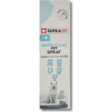 İsmiyle Al Supravet Silver Clean Nano Gümüş Suyu Çok Amaçlı Kedi ve Köpek Deri Bakım Spreyi 150 ml