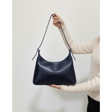 The Tote Bag Deri Görünümlü Zarif Tasarım Günlük Veya Ofis Şıklığı, El ve Omuz Çantası