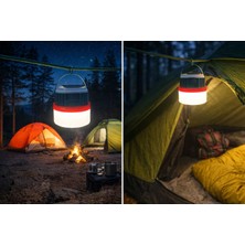 EyluX Shop Solar LED Kamp Feneri 50W 3 Renk Seçenekli Touch Dimmer 1200MAH Batarya, 6-8 Saat Çalışma