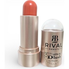 Sudedi Home Rival Beauty 3D Stick Blush Ultra Hd Krem Allık Stick Doğal Kalıcı Kolay Dağılan