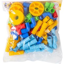 Eco Lounge King Kids Tekerlekli Boru LEGO 72 Parça