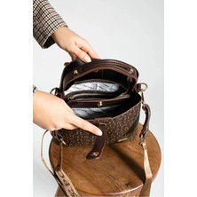 Just Polo  Jp Polo Kadın 4 Bölmeli Lüks El & Omuz Çantası Shoulder Bag Ebat: 25X25 cm