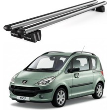 Today Auto Pençe Peugeot 1007 Ara Atkı (2005-2010)  Uyumlu Gri Ara Atkı Port Bagaj Tavan Barı