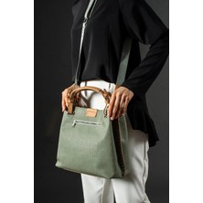 Just Polo  Kadın 3 Bölmeli Ayarlanabilir Uzun Askılı El ve Omuz Çantası Ebat 31 * 30 cm