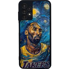Scaleta Case Samsung Galaxy A13/A23 Uyumlu Kobe Bryant Tasarımlı Glossy Mat Siyah Silikon Telefon Kılıfı