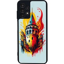 Scaleta Case Samsung Galaxy A13/A23 Uyumlu Taraftar Tasarımlı Glossy Mat Siyah Silikon Telefon Kılıfı