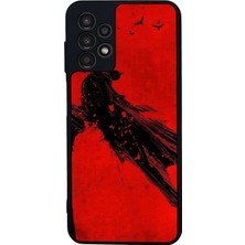 Scaleta Case Samsung Galaxy A13/A23 Uyumlu Batman Tasarımlı Glossy Mat Siyah Silikon Telefon Kılıfı