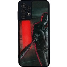 Scaleta Case Samsung Galaxy A13/A23 Uyumlu The Walking Dead Tasarımlı Glossy Mat Siyah Silikon Telefon Kılıfı