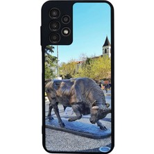 Scaleta Case Samsung Galaxy A13/A23 Uyumlu Taraftar Tasarımlı Glossy Mat Siyah Silikon Telefon Kılıfı