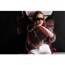Just Polo  Vegan Deri Premium Ürün Çok Bölmeli Kadın Omuz Çantası 02057
