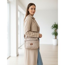 The Tote Bag Kadın Kapitone, Paraşüt Kumaş, Yumuşak Doku Günlük Omuz Çantası