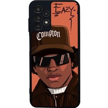 Scaleta Case Samsung Galaxy A13/A23 Uyumlu Gta Tasarımlı Glossy Mat Siyah Silikon Telefon Kılıfı