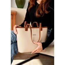 Just Polo  Kadın Orijinal Just Polo Yeni Sezon Büyük Boy Lüks El Çantası Shopper Ebat : 25 x 30 cm